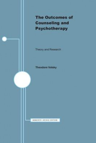 Kniha Outcomes of Counseling and Psychotherapy Volsky
