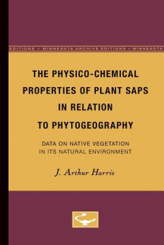 Carte Physico-Chemical Properties of Plant Saps in Relation to Phytogeography J. Harris