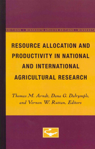 Carte Resource Allocation and Productivity in National and International Agricultural Research 