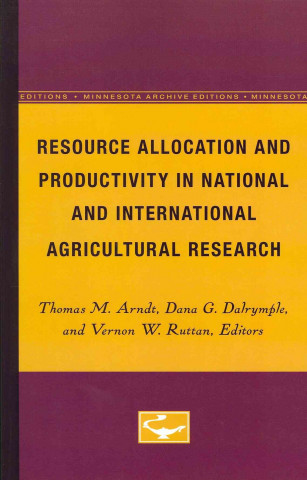 Livre Resource Allocation and Productivity in National and International Agricultural Research 