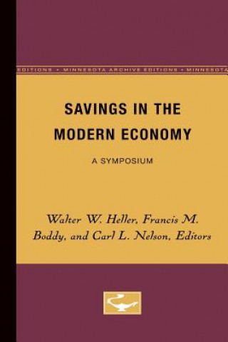 Libro Savings in the Modern Economy 