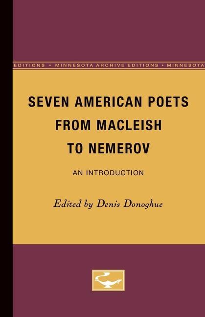 Kniha Seven American Poets from MacLeish to Nemerov 