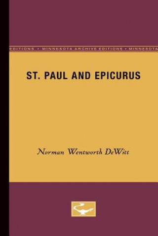 Book St. Paul and Epicurus Norman Wentworth DeWitt