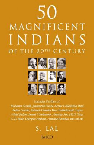 Kniha 50 Magnificent Indians of the 20th Century S. Lal