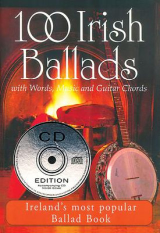Kniha 100 IRISH BALLADS 1 BK CD PIANO VOCAL GU Hal Leonard Corp