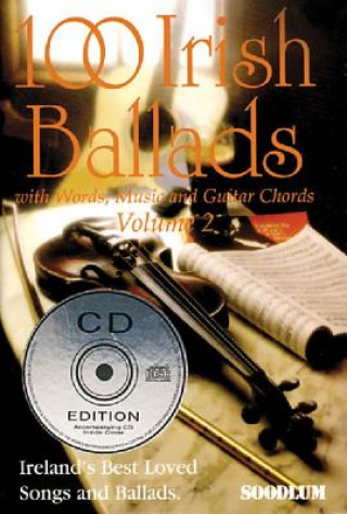 Carte 100 IRISH BALLADS 2 BK CD PIANO VOCAL GU Hal Leonard Corp