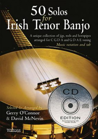 Kniha 50 SOLOS FOR IRISH TENOR BANJO OCONNOR B 