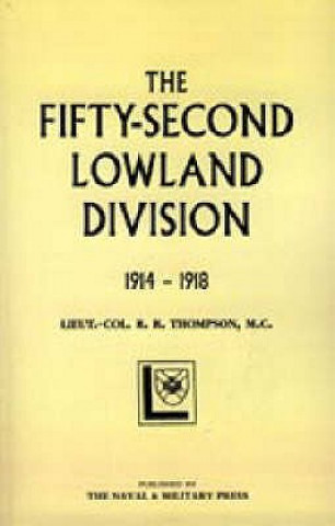 Carte Fifty-second (Lowland) Division 1914-1918 R.R Thompson
