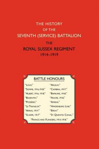 Kniha History of the Seventh (service) Battalion the Royal Sussex Regiment Ed Owen Rutter