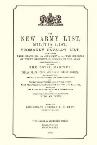 Knjiga Hart's Annual Army List for 1895 Naval & Military Press