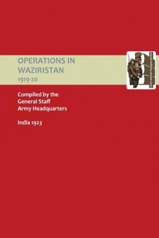 Carte Operations in Waziristan 1919-1920 Army Headquarters General Staff