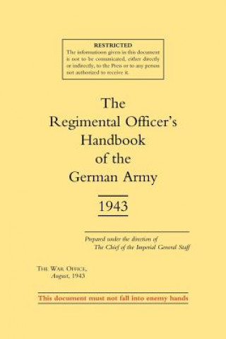 Carte Regimental Officers Handbook of the German Army 1943 War Office