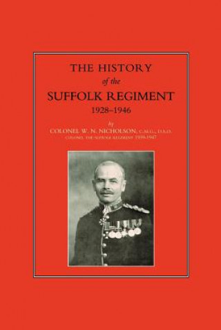 Carte Suffolk Regiment 1928-1946 W.N. Nicholson