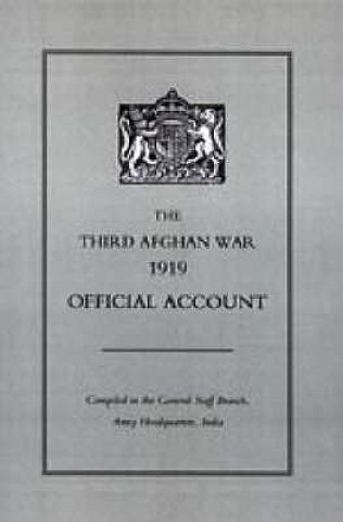 Libro Third Afghan War 1919 Official Account Army Headquarters