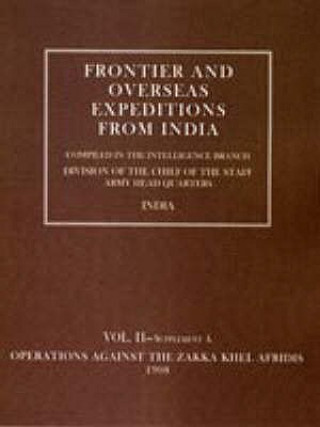 Knjiga Frontier and Overseas Expeditions from India Intelli Branch Amy