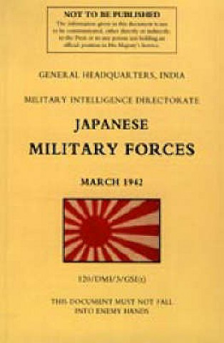 Carte Japanese Military Forces (March 1942) Military Intelligence Directorate India