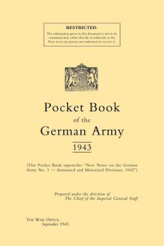 Carte Pocket Book of the German Army 1943 War Office