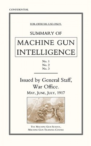 Knjiga Summary of Machine Gun Intelligence, Parts 1, 2, 3. May - June - July 1917. The General Staff