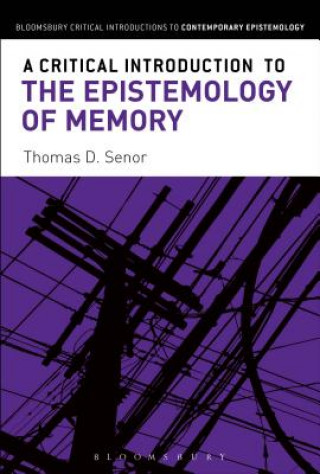 Kniha Critical Introduction to the Epistemology of Memory SENOR THOMAS D