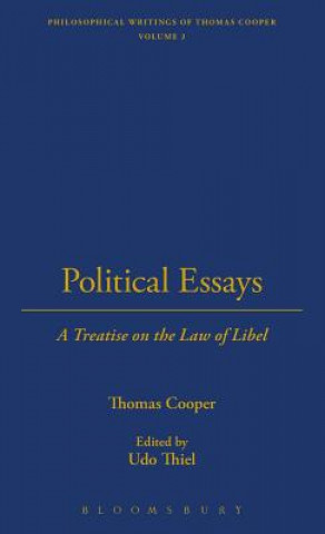 Könyv Political Essays Thomas Cooper