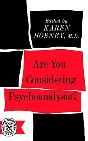 Könyv Are You Considering Psychoanalysis? Karen Horney