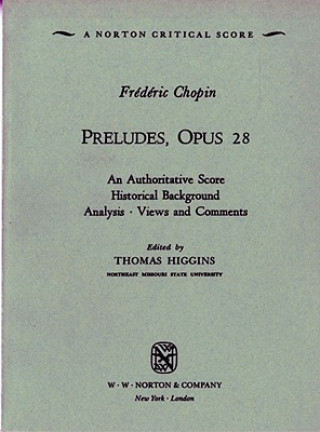 Könyv Preludes Opus 28 Frederic Chopin