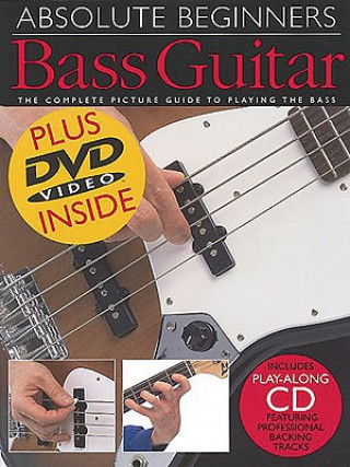 Knjiga Absolute Beginners Bass Guitar Amsco Music