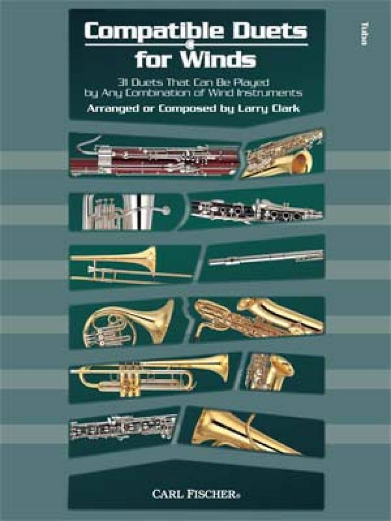 Книга COMPATIBLE DUETS FOR WINDS TUBA LARRY CLARK