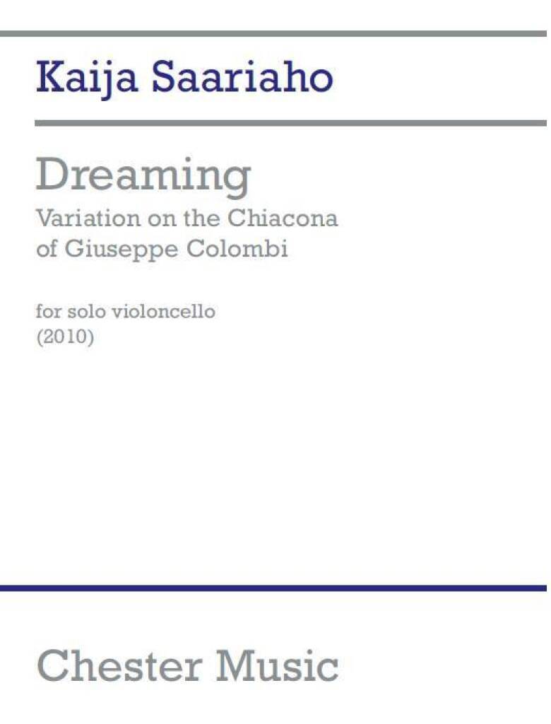 Carte Dreaming - Variation On The Chiacona Of Colombi SAARIAHO