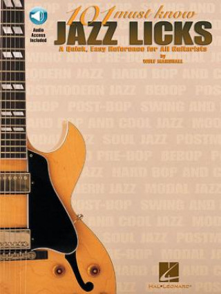 Книга 101 Must Know Jazz Licks Wolf Marshall