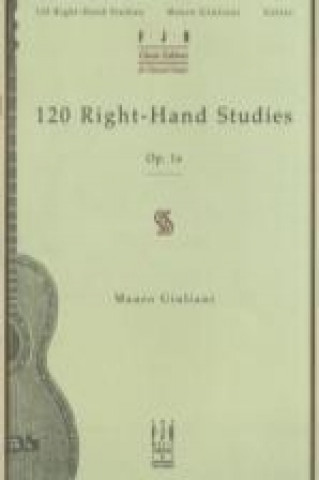 Książka Right Hand Studies(120) Op.1A Mauro Giuliani