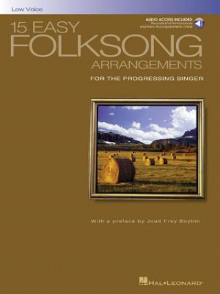 Kniha 15 Easy Folksong Arrangements Hal Leonard Corp