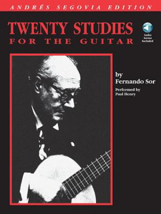 Könyv Andres Segovia - 20 Studies For Guitar ( Sor ) Fernando Sor