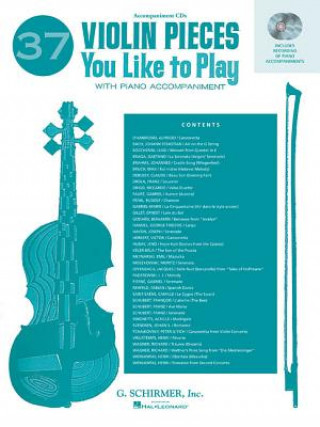 Carte 37 VIOLIN PIECES TO PLAY VLN CD ONLY Hal Leonard Corp