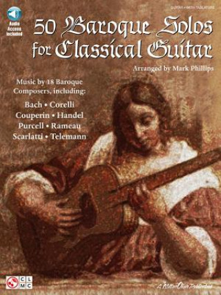 Carte 50 Baroque Solos for Classical Guitar 