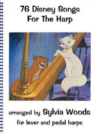 Kniha 76 Disney Songs for the Harp SYLVIA WOODS