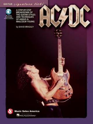 Knjiga AC/DC - Guitar Signature Licks Bradley