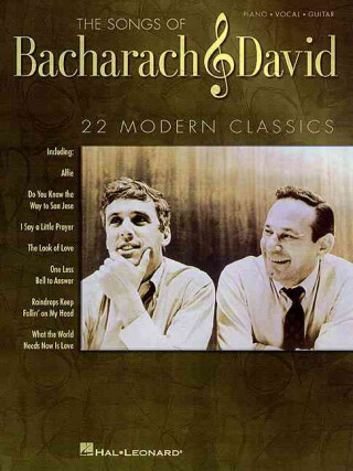 Kniha BACHARACH DAVID SONGS OF PVG BK 