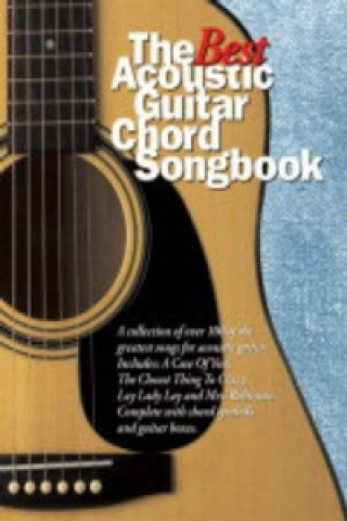 Książka Best Acoustic Guitar Chord Songbook 