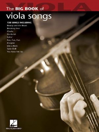 Kniha Big Book of Viola Songs Hal Leonard