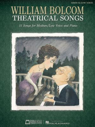 Book Bolcom William Theatrical Songs Medium Low Voice & Piano William Bolcom