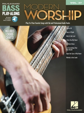 Kniha BPA VOL 37 MODERN WORSHIP BGTR BKCD Hal Leonard Corp