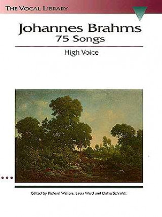 Könyv BRAHMS JOHANNES 75 SONGS HIGH VCEPF Johannes Brahms