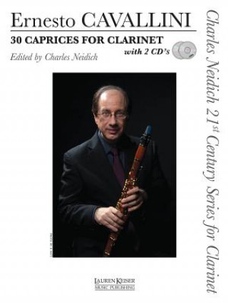 Knjiga CAVALLINI 30 CAPRCES CLARINET BK2CD Ernesto Cavallini