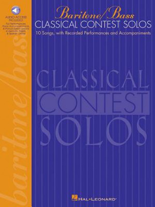 Book CLASSICAL CONTST SOLOS BARBSS BKCD Hal Leonard Corp