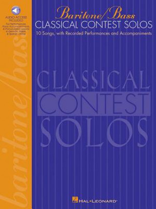 Kniha CLASSICAL CONTST SOLOS BARBSS BKCD Hal Leonard Corp