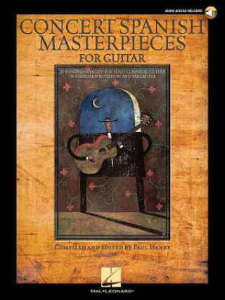 Carte Concert Spanish Masterpieces for Guitar Henry