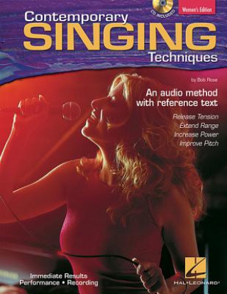 Book Contemporary Singing Techniques (Women's Edition) Bob Rose
