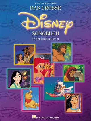 Livre Grosse Disney Songbuch Hal Leonard Corp