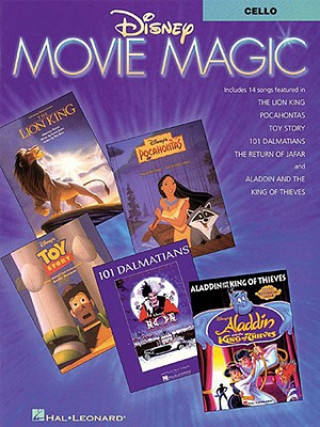 Book Disney Movie Magic Cello Hal Leonard Corp